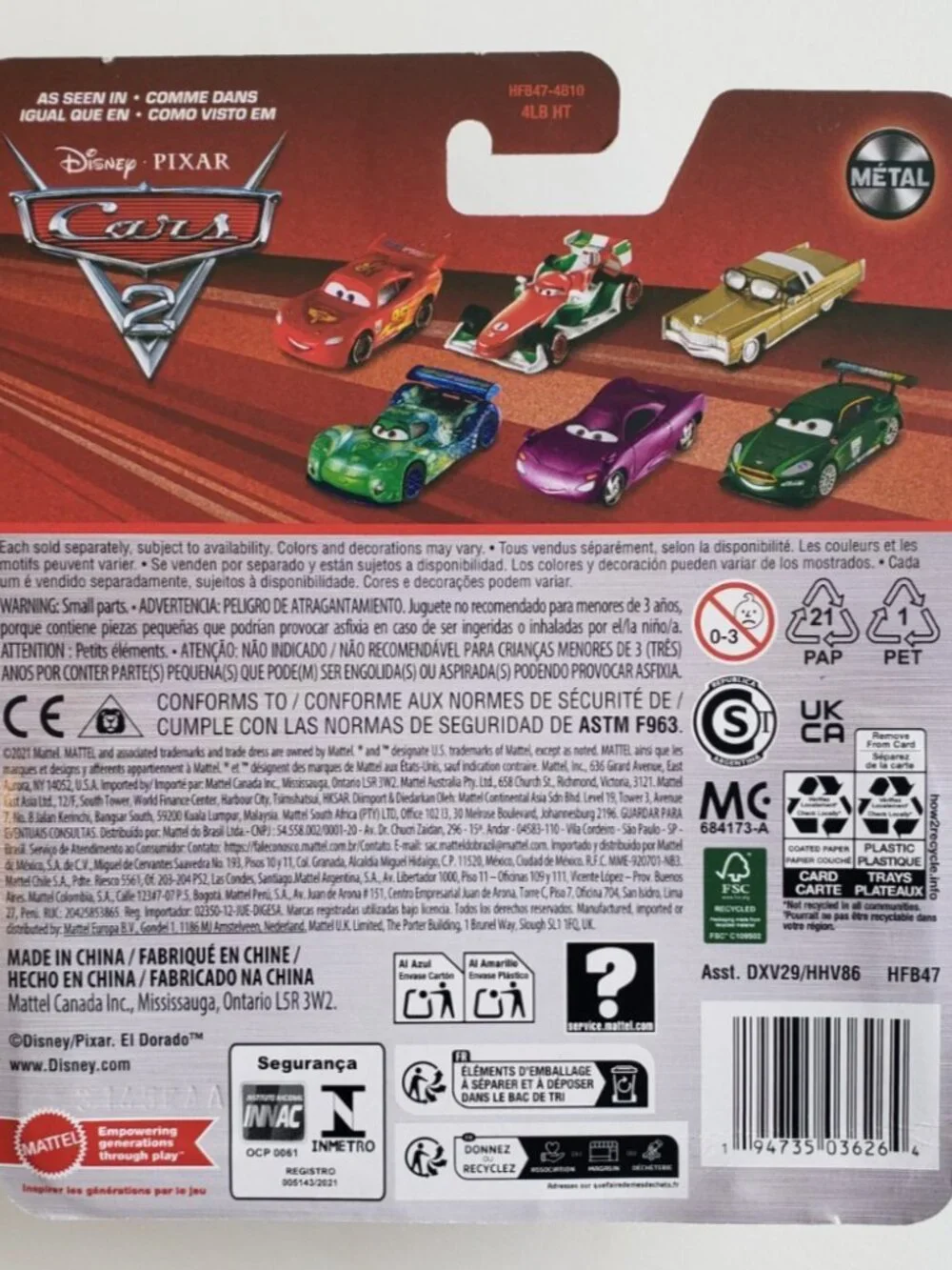 Disney Pixar Cars Mater With Balloon Diecast Mattel 20th Anniversary 2026 New